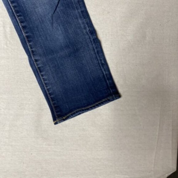 AEO American Eagle Womens Jeans Next Level Stretch Artist Crop Size 6 Dark Wash - Picture 4 of 9
